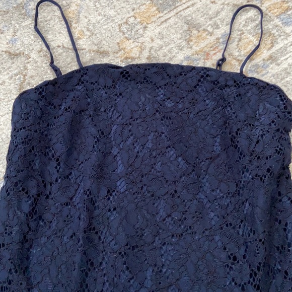 NEW Navy Francesca's Emilia Lace Dress MEDIUM - Picture 7 of 7